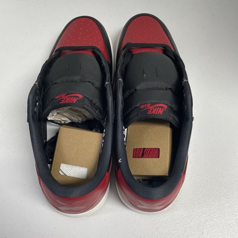 Air Jordan 1 Retro Low OG Banned 2026 IW6276 001 Size 11 Black Red Bred Low Top - Picture 3 of 9